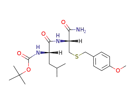 N-t-Boc-Leu-(p-MeOBzl)Cys-NH<sub>2</sub>