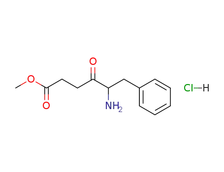 methyl 5-amino-4-oxo-6-phenylhexanoate hydrochloride