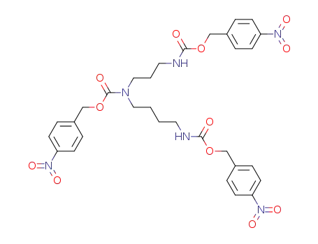 2-Oxa-4,8,13-triazatetradecan-14-oic acid,
1-(4-nitrophenyl)-8-[[(4-nitrophenyl)methoxy]carbonyl]-3-oxo-,
(4-nitrophenyl)methyl ester
