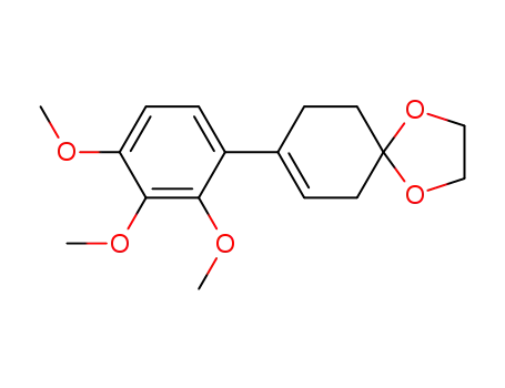 1,4-Dioxaspiro[4.5]dec-7-ene, 8-(2,3,4-trimethoxyphenyl)-