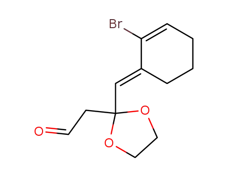 (E)-2-Bromo-1-<4-oxo-2,2-(ethylenedioxy)-1-butylidene>-2-cyclohexene