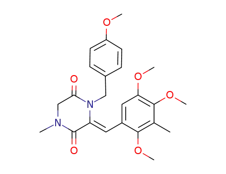 2,5-Piperazinedione,
4-[(4-methoxyphenyl)methyl]-1-methyl-3-[(2,4,5-trimethoxy-3-methylphen
yl)methylene]-, (Z)-