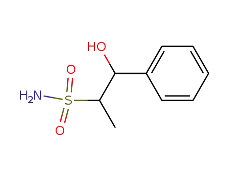 Molecular Structure of 129502-42-7 (1-Methyl-2-hydroxy-2-phenylethanesulfonamide)