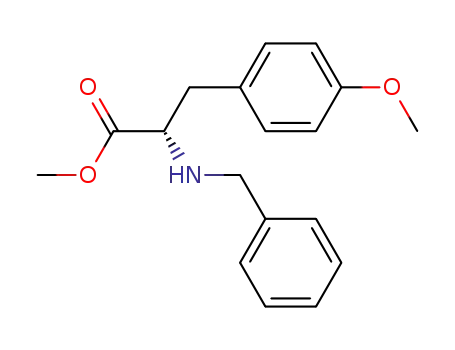 Molecular Structure of 57955-97-2 (L-Tyrosine, O-methyl-N-(phenylmethyl)-, methyl ester)