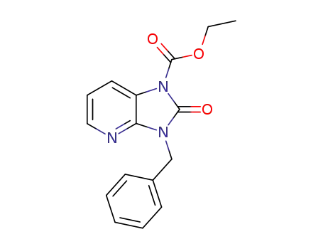 3-(Phenylmethyl)-2,3-dihydro-2-oxo-1H-imidazo<4,5-b>pyridine-1-carboxylic acid ethyl ester