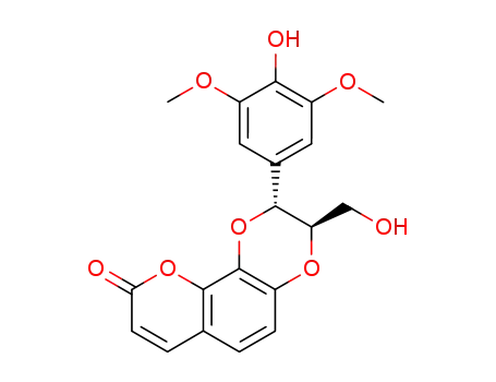 Molecular Structure of 104449-88-9 (daphneticin)
