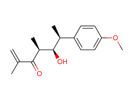 (4S,5R,6S)-2,4-Dimethyl-5-hydroxy-6-(p-methoxyphenyl)-1-hepten-3-one