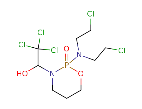Molecular Structure of 75526-91-9 ((+/-)-2,2,2-trichloro-1-(3-N-cyclophosphamide)ethanol)