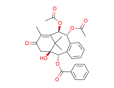 Benzoic acid (1S,2S,9R,10R)-9,10-diacetoxy-1-hydroxy-12,15,15-trimethyl-13-oxo-tricyclo[9.3.1.0<sup>3,8</sup>]pentadeca-3<sup>(8)</sup>,4,6,11-tetraen-2-yl ester