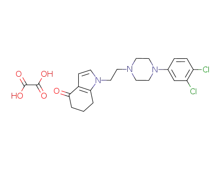 4H-Indol-4-one,
1-[2-[4-(3,4-dichlorophenyl)-1-piperazinyl]ethyl]-1,5,6,7-tetrahydro-,
ethanedioate (1:1)