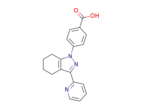1-(4-Carboxyphenyl)-3-(pyridin-2-yl)-4,5,6,7-tetrahydroindazole