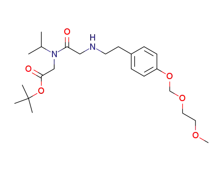 [Isopropyl-(2-{2-[4-(2-methoxy-ethoxymethoxy)-phenyl]-ethylamino}-acetyl)-amino]-acetic acid tert-butyl ester