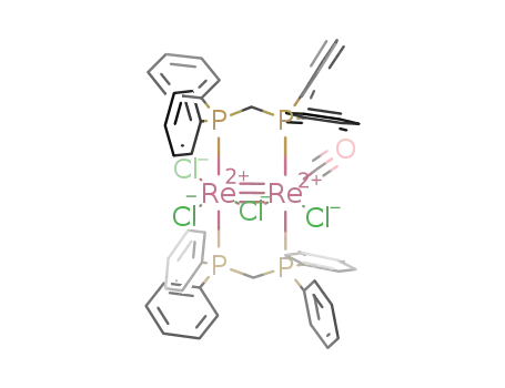 Re2(μ-Cl)(μ-dppm)2Cl3(CO)