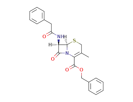 (6<i>R</i>)-3-methyl-8-oxo-7<i>t</i>-(2-phenyl-acetylamino)-(6<i>r</i><i>H</i>)-5-thia-1-aza-bicyclo[4.2.0]oct-2-ene-2-carboxylic acid benzyl ester