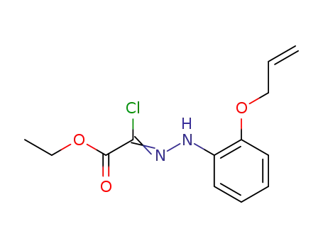 Molecular Structure of 61364-10-1 (ethyl chloro{2-[2-(prop-2-en-1-yloxy)phenyl]hydrazinylidene}acetate)