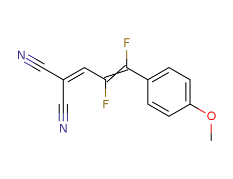 1-(4-methoxyphenyl)-1,2-difluoro-4,4-dicyano-1,3-butadiene