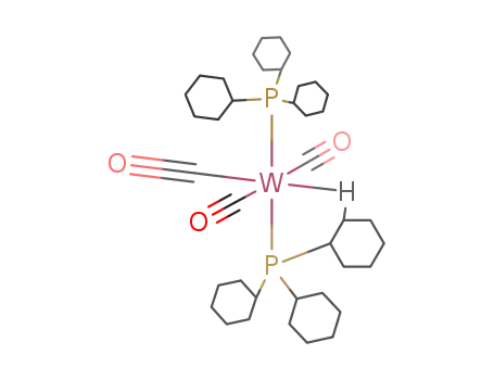 W(CO)3(P(C<sub>6</sub>H<sub>11</sub>)3)2