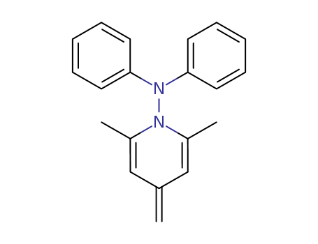 Molecular Structure of 114092-71-6 (1(4H)-Pyridinamine, 2,6-dimethyl-4-methylene-N,N-diphenyl-)