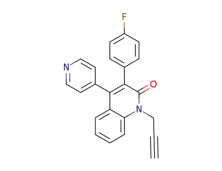 3-(4-fluorophenyl)-1-(prop-2-ynyl)-4-(pyridin-4-yl)quinolin-2(1H)-one