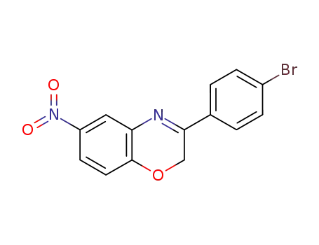 Molecular Structure of 112182-41-9 (2H-1,4-Benzoxazine, 3-(4-bromophenyl)-6-nitro-)