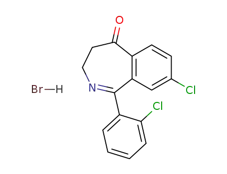 8-Chloro-1-(2-chloro-phenyl)-3,4-dihydro-benzo[c]azepin-5-one; hydrobromide