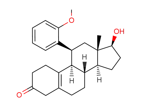 17β-hydroxy-11β-(2-methoxyphenyl)estr-5(10)-en-3-one