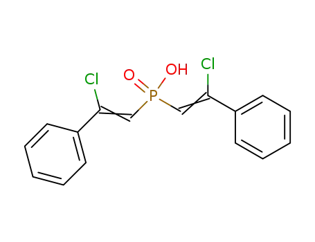 Molecular Structure of 4895-50-5 (Phosphinic acid, bis(2-chloro-2-phenylethenyl)-)