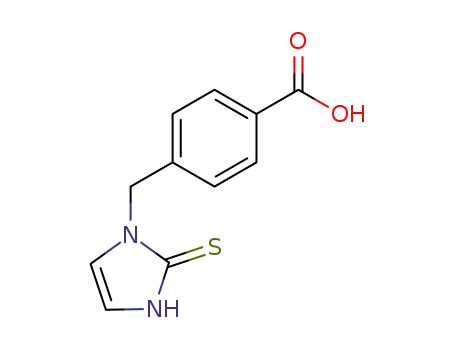 Benzoic acid, 4-[(2,3-dihydro-2-thioxo-1H-imidazol-1-yl)methyl]-