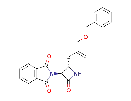 (3S,4S)-4-(2-benzyloxymethyl-2-propenyl)-3-phthalimido-2-azetidinone