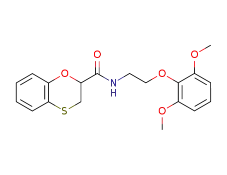 1,4-Benzoxathiin-2-carboxamide,
N-[2-(2,6-dimethoxyphenoxy)ethyl]-2,3-dihydro-