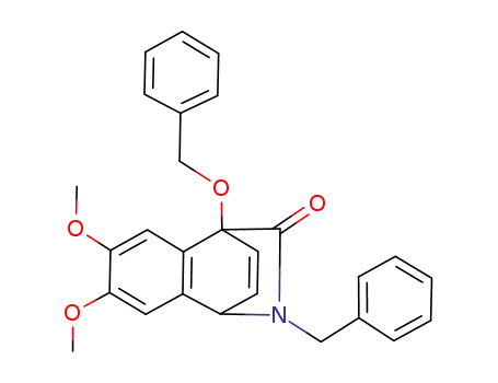 Molecular Structure of 89847-74-5 (1,4-Ethenoisoquinolin-3(2H)-one,
1,4-dihydro-6,7-dimethoxy-4-(phenylmethoxy)-2-(phenylmethyl)-)