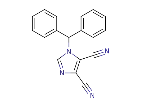 Molecular Structure of 69840-48-8 (1-(α-Phenylbenzyl)imidazole-4,5-dicarbonitrile)