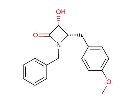 (3R,4S)-1-Benzyl-3-hydroxy-4-(4-methoxy-benzyl)-azetidin-2-one