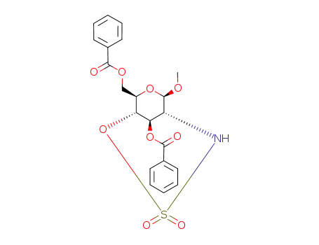 8-O-methyl-9,10-di-O-benzoyl-5,7-dioxa-3-thia-2-azabicyclo[3.3.1]decane-3,3-dioxide