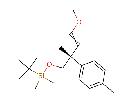 (R)-4-(tert-butyldimethylsiloxy)-1-methoxy-3-methyl-3-(4-methylphenyl)but-1-ene