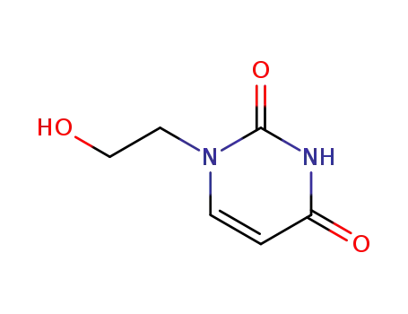 Molecular Structure of 936-70-9 (1-(2'-HYDROXYETHYL)URACIL)