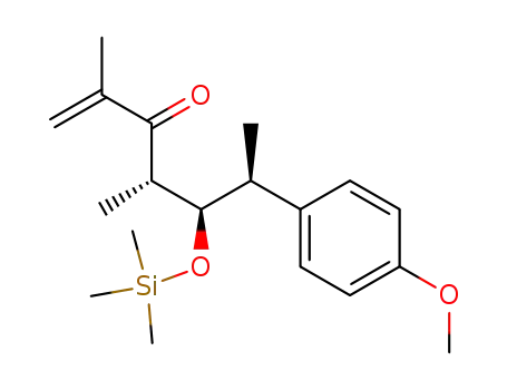 (4S,5R,6S)-2,4-Dimethyl-6-(p-methoxyphenyl)-5-(trimethylsiloxy)-1-hepten-3-one