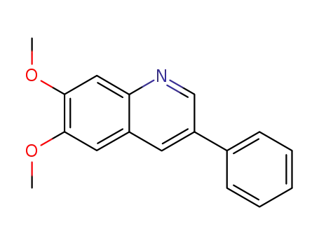 Molecular Structure of 146535-52-6 (3-phenyl-6,7-dimethoxy-quinoline)