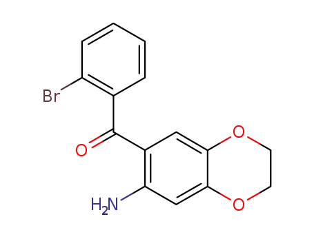 (7-AMINO-2,3-DIHYDRO-BENZO[1,4]DIOXIN-6-YL)-(2-BROMO-PHENYL)-METHANONE
