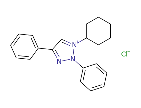 1-Cyclohexyl-2,4-diphenyl-2H-[1,2,3]triazol-1-ium; chloride
