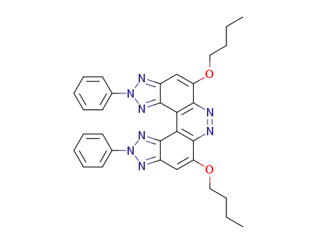2,5-Dibutoxy-8,11-diphenyl-8,11-dihydro-3,4,7,8,9,10,11,12-octaaza-dicyclopenta[c,g]phenathrene