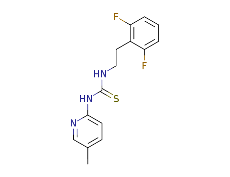 Thiourea,N-[2-(2,6-difluorophenyl)ethyl]-N'-(5-methyl-2-pyridinyl)-