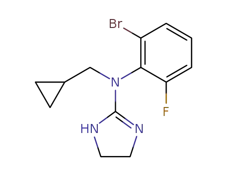 (2-Bromo-6-fluoro-phenyl)-cyclopropylmethyl-(4,5-dihydro-1H-imidazol-2-yl)-amine