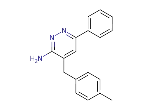 3-Pyridazinamine, 4-[(methylphenyl)methyl]-6-phenyl-
