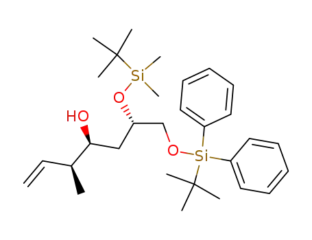(3S,4S,6S)-6-(tert-Butyl-dimethyl-silanyloxy)-7-(tert-butyl-diphenyl-silanyloxy)-3-methyl-hept-1-en-4-ol