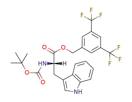 3,5-bis(trifluoromethyl)benzyl N-(tert-butoxycarbonyl)-L-tryptophanate