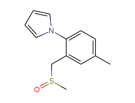1-(2-Methanesulfinylmethyl-4-methyl-phenyl)-1H-pyrrole