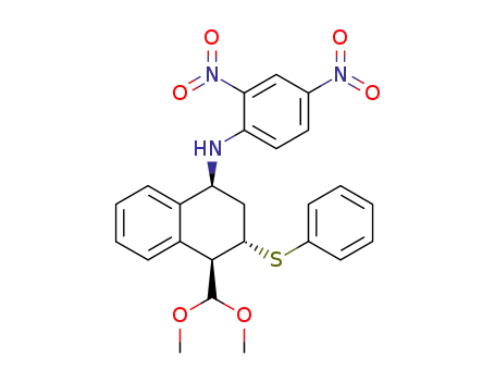 1(R*)-(dimethoxymethyl)-2(S*)-(phenylthio)-4(S*)-<(2,4-dinitrophenyl)amino>-1,2,3,4-tetrahydronaphthalene