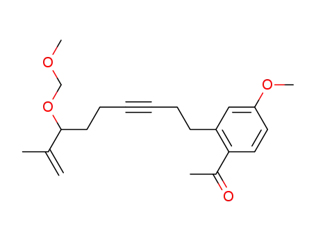1-[4-Methoxy-2-(7-methoxymethoxy-8-methyl-non-8-en-3-ynyl)-phenyl]-ethanone