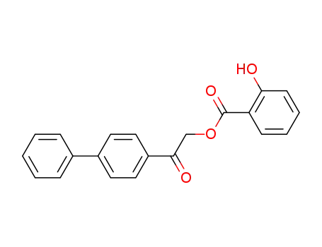 Molecular Structure of 4347-80-2 (2-(biphenyl-4-yl)-2-oxoethyl 2-hydroxybenzoate)